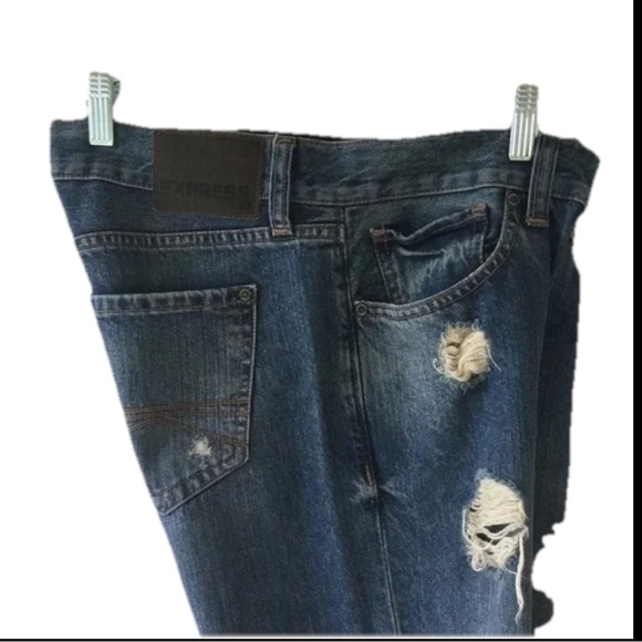 Express: Rocco, Slim Fit, Skinny Leg, Distressed Jeans. Waist 29" - Picture 5 of 8